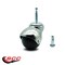 Service Caster 2 Inch Bright Chrome Hooded Grip Neck Ball Casters, 4PK SCC-GN01S20-POS-BC-516-4 - alternate 3